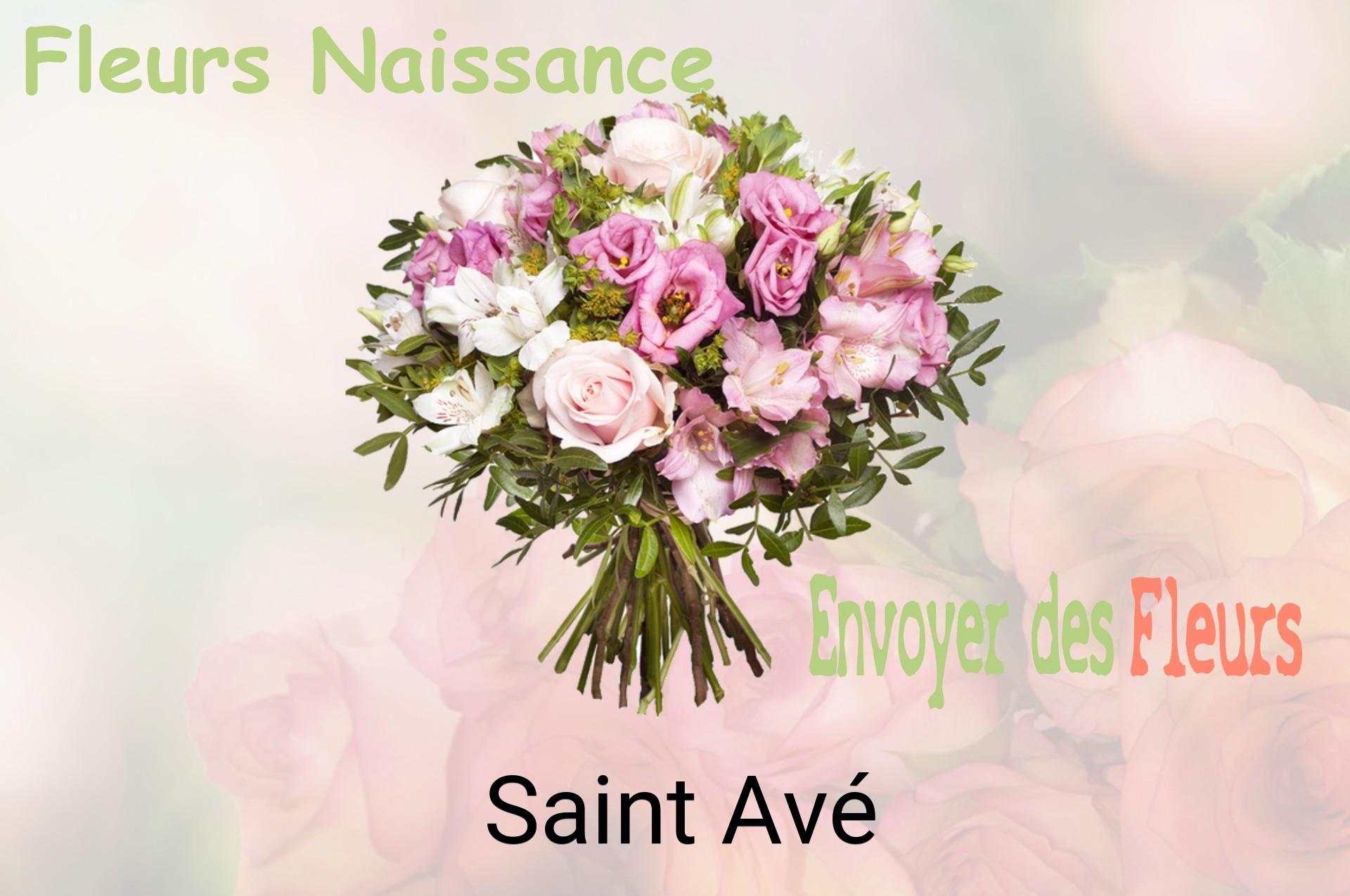 Bouquet de fleurs de naissance livré à Saint-Avé